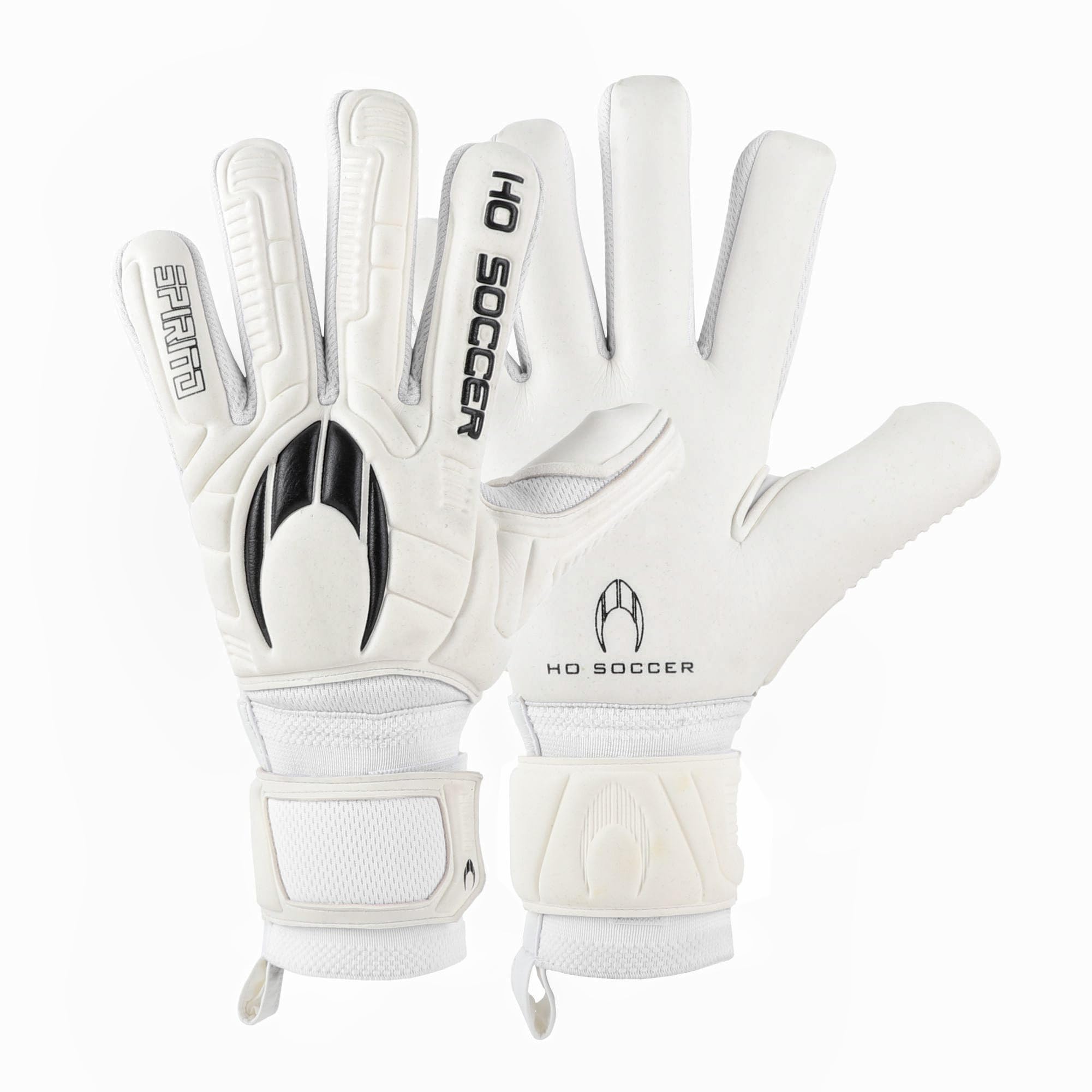 HO Soccer SPIRITO White Negative Guantes de Portero, Unisex Niño, Blanco