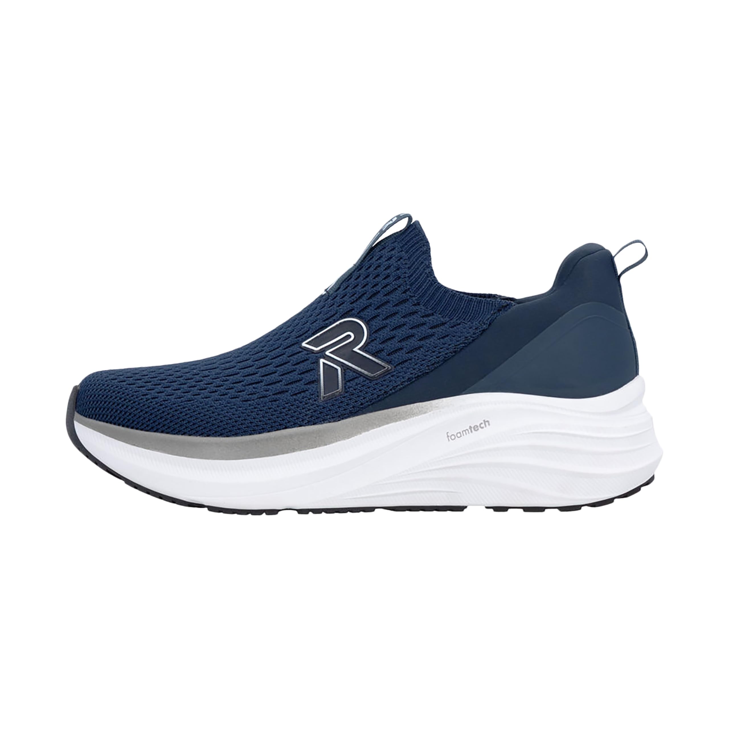 Rieker Men's U4100 Slip-On Shoes, Blue, 45 EU