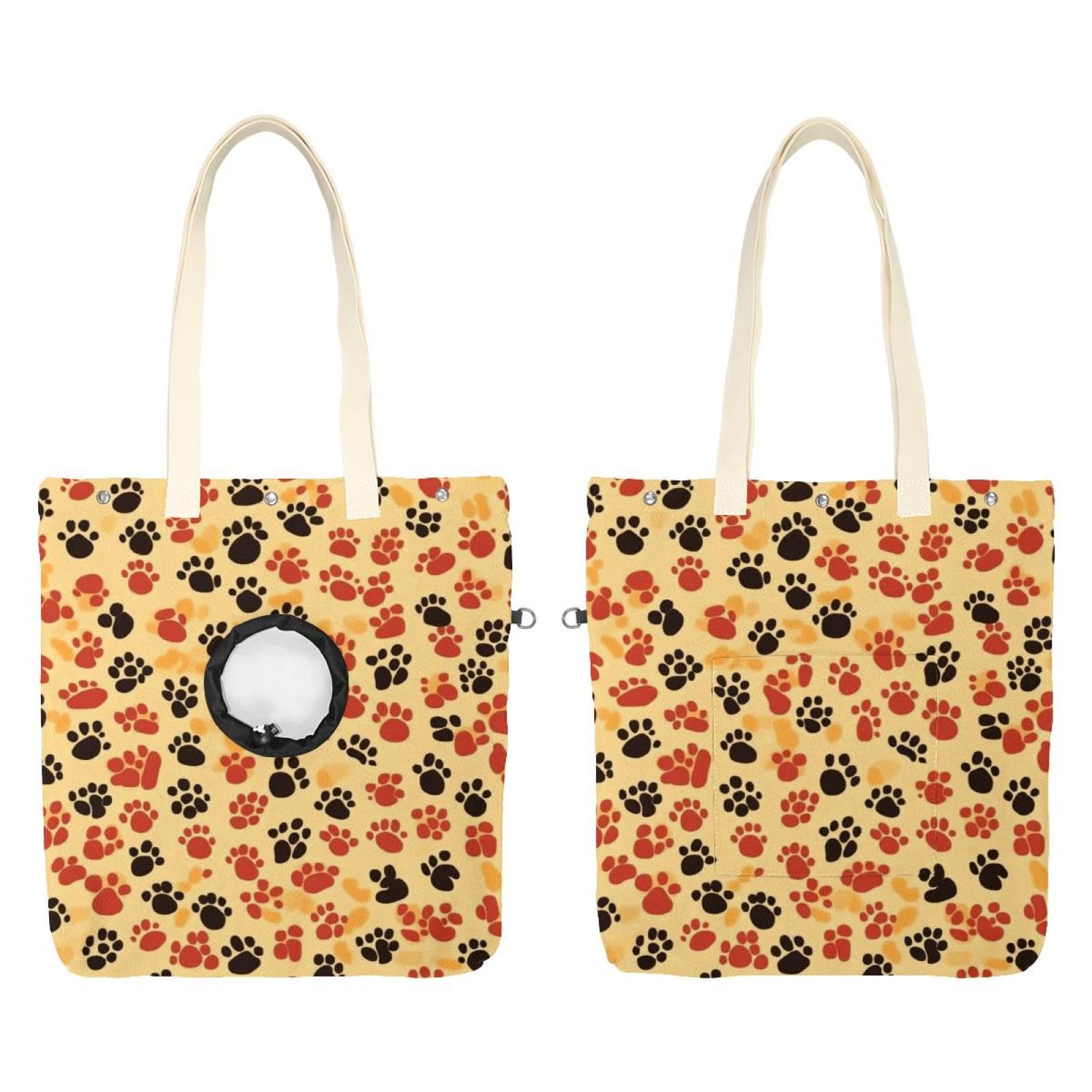 Sac à bandoulière en toile Show Head pour transport de chien et chat