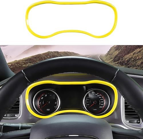 Miniatura 8 de Voodonala Para consolas centrales de cargador, tablero de instrumentos, accesorios interiores para Dodge Charger 2015-2024+, accesorios interiores