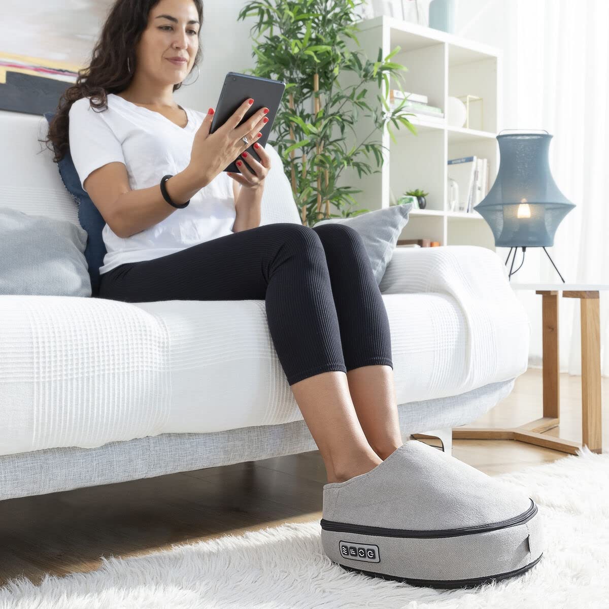 Termiczny masażer Shiatsu 2 w 1, poduszka wielofunkcyjna, 8 głowic obrotowych, ciepło na podczerwień, 3 prędkości, automatyczne wyłączanie 15 min, zastosowanie stóp, szyja, plecy, nogi