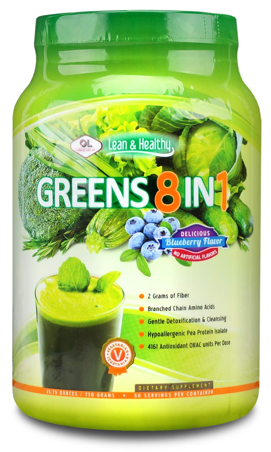 Olympian Labs Greens Protein 8:1, 775 Grams