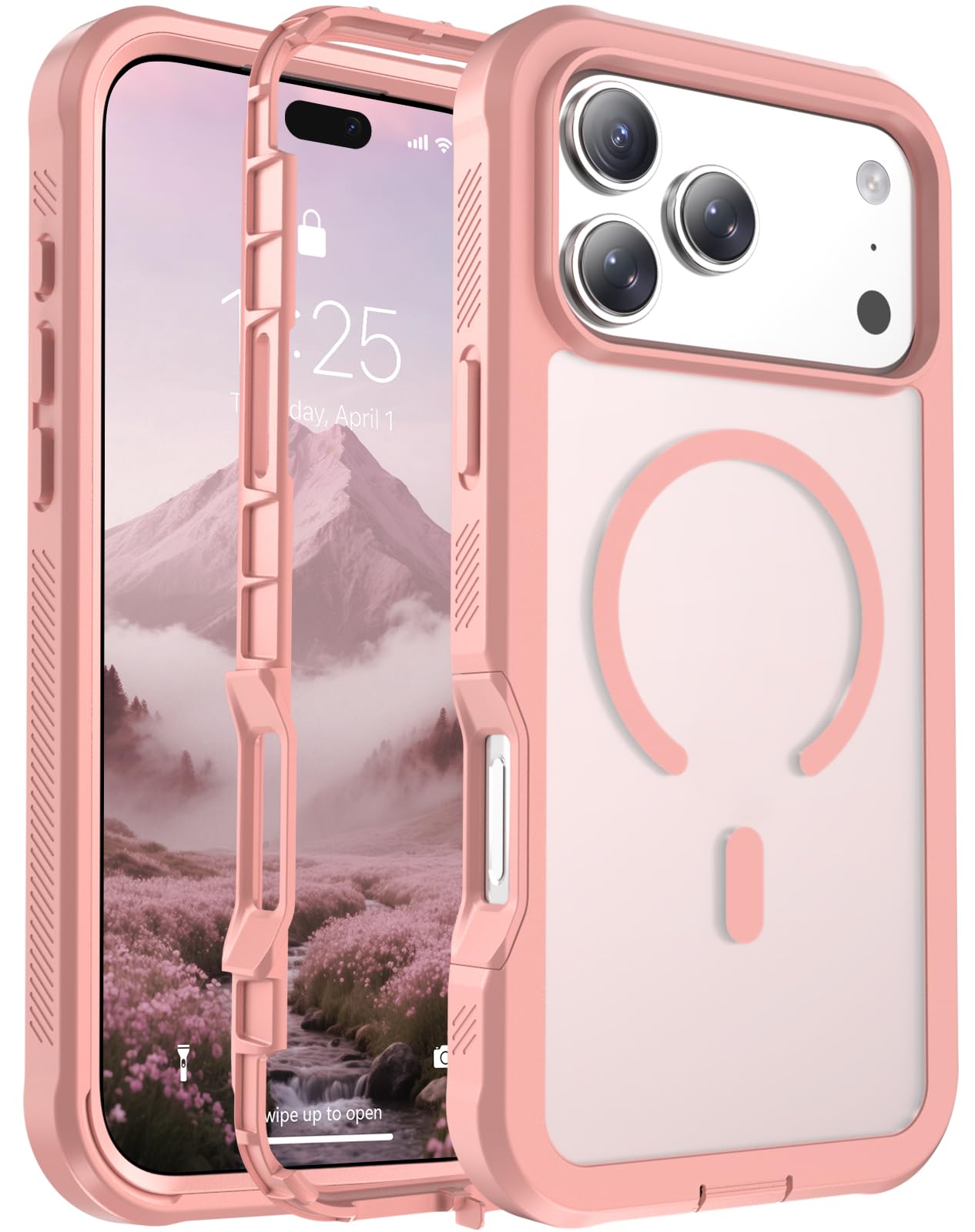 jaroco Magnetic for iPhone 18 Pro Max Case/iPhone 17 Pro Max Case Pink
