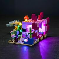 Vista 9 de Kit de luces LED compatible con Lego The Axolotl House 21247, juego de iluminación para Lego 21247 para adultos (sin modelo)