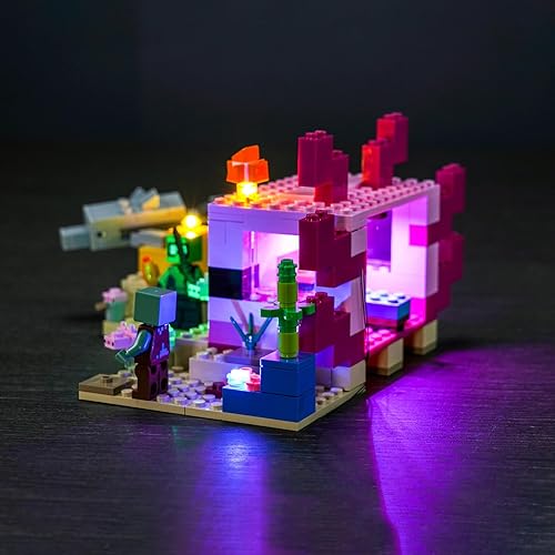 Miniatura 9 de Kit de luces LED compatible con Lego The Axolotl House 21247, juego de iluminación para Lego 21247 para adultos (sin modelo)