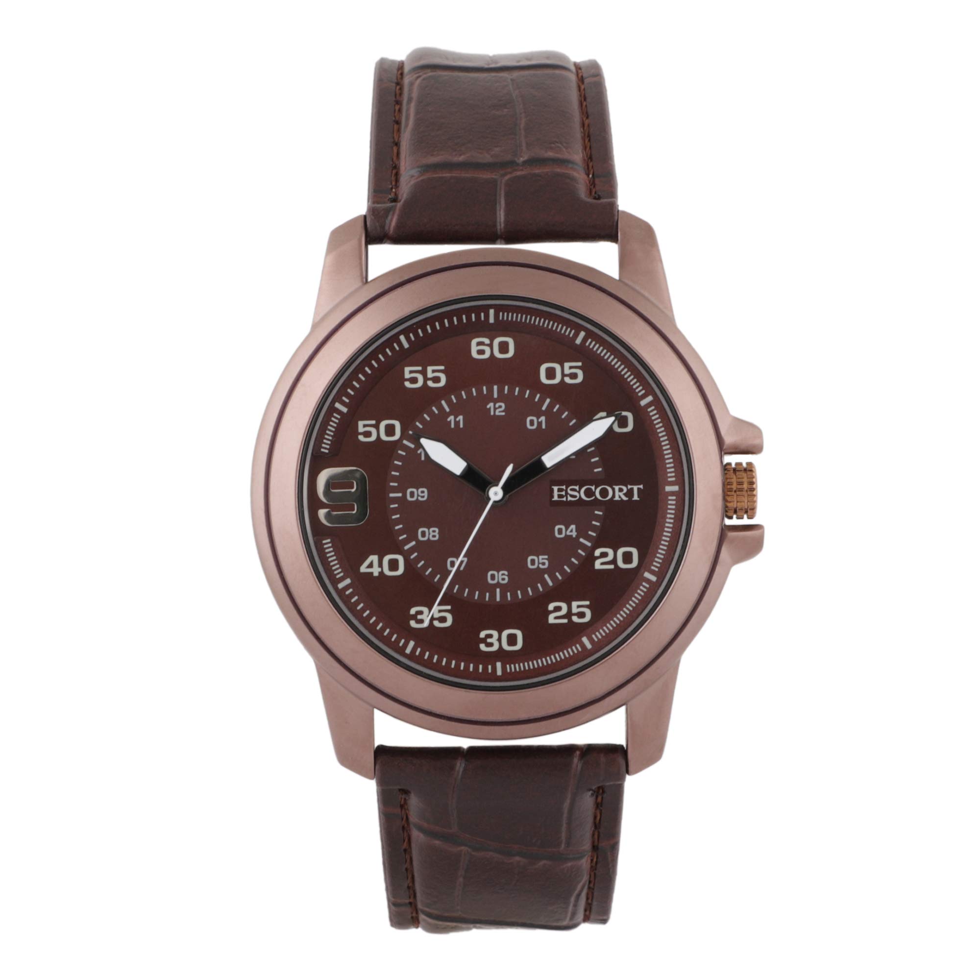 Escort Analog Brown Dial Mens Watch-E 1700-7114 BRNL.9 (B08GMQLY5W) Amazon Price History, Amazon Price Tracker