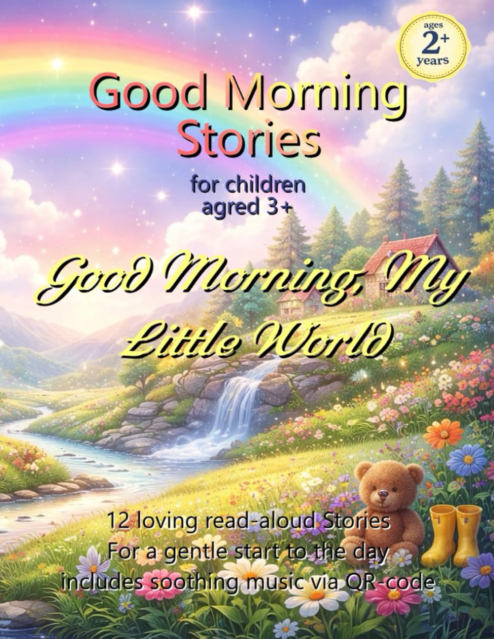 Good Morning, My Little World: 12 Gentle Morning Storybook for Children with QR Codes for Accompanying Music