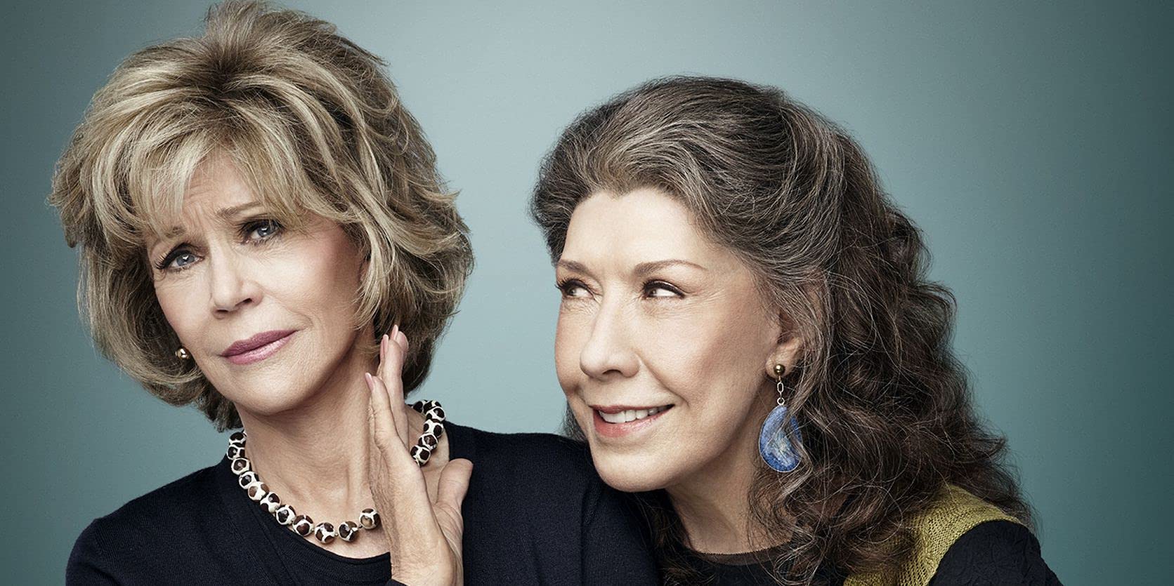 Grace and Frankie Season 2 (48inch x 24inch,120cm x 60cm) Waterproof Poster (Bathroom, Outdoors, Garden Wherever You Like) 7EZA798