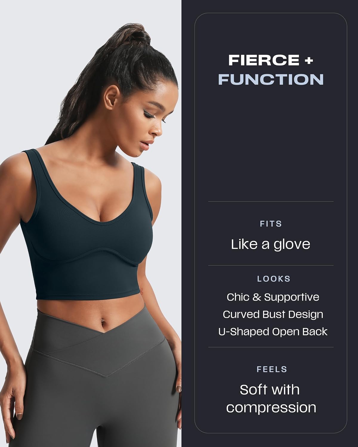 Aoxjox Brooke Curve Longline Bra image 2