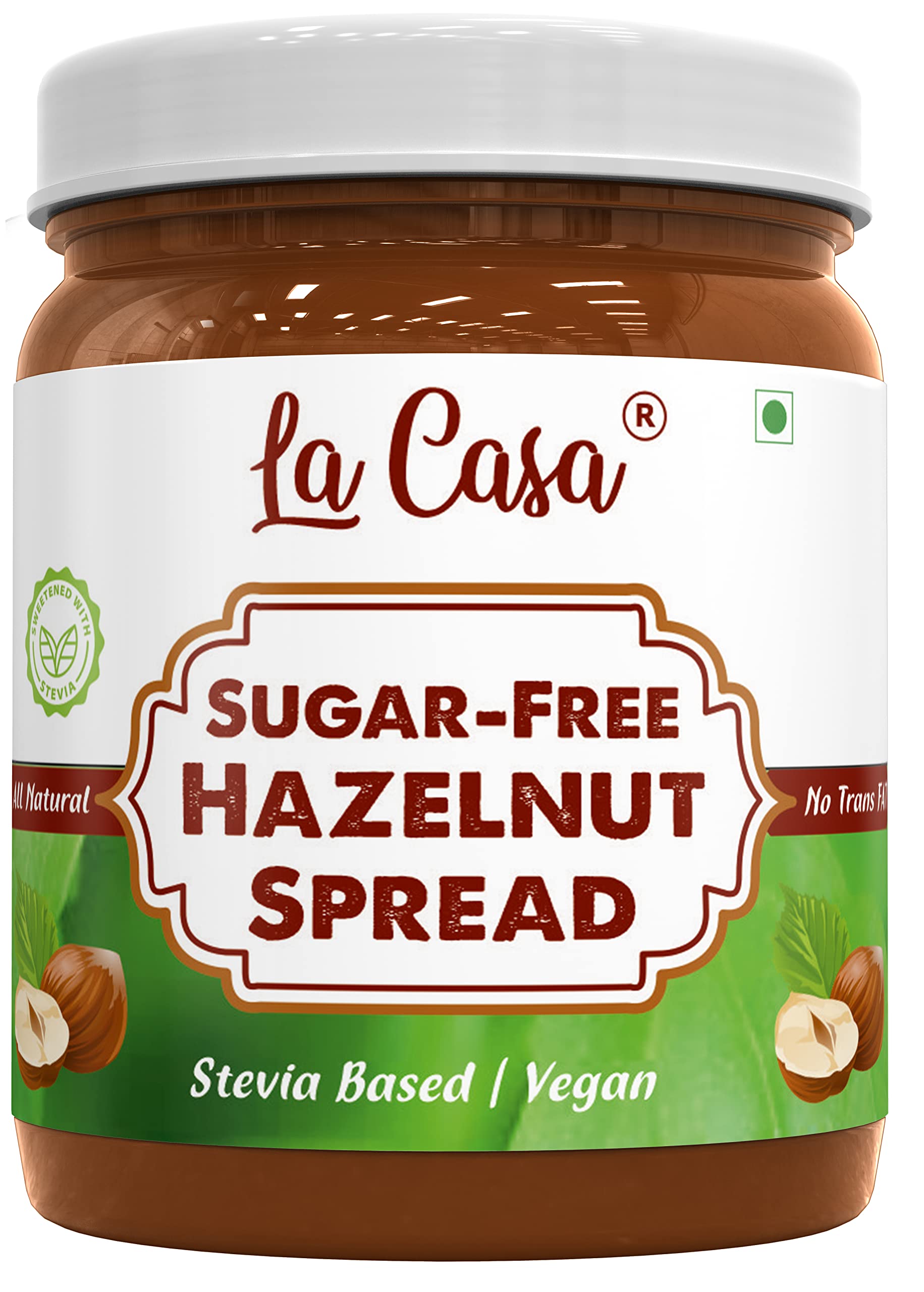 La Casa Sugar-Free Hazelnut Chocolate Spread | Stevia Based | All Natural | Product of India | 350 grams | (B0BHL5Y9B8) Amazon Price History, Amazon Price Tracker
