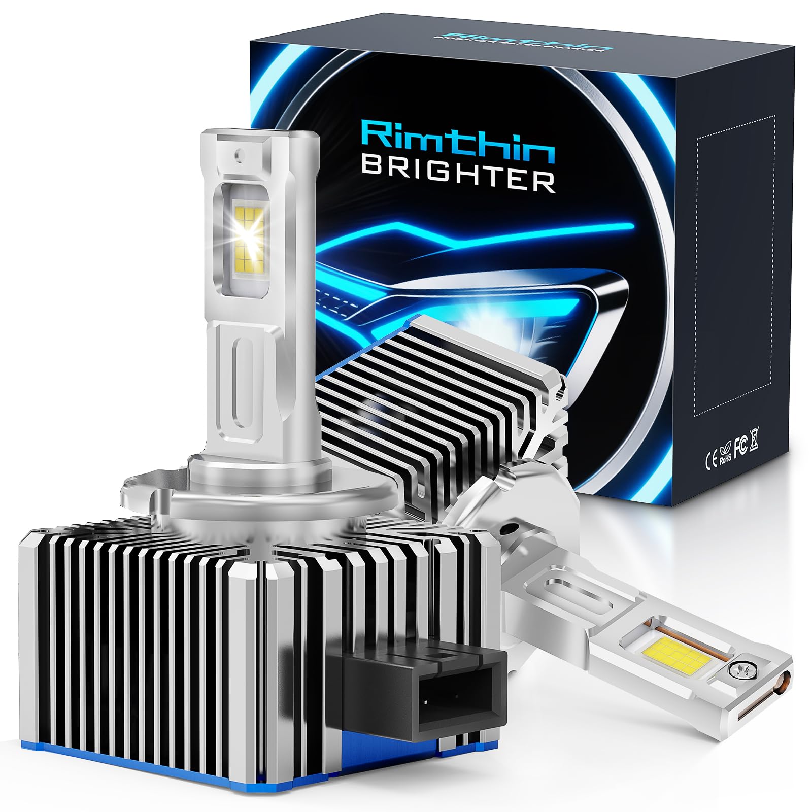 rimthin D3S D3R Bulbs, 30000LM 800% Brightness