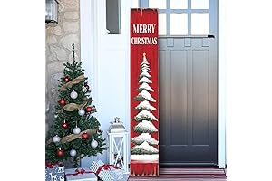 Merry Christmas Porch Sign: Festive Festive Holiday Decor