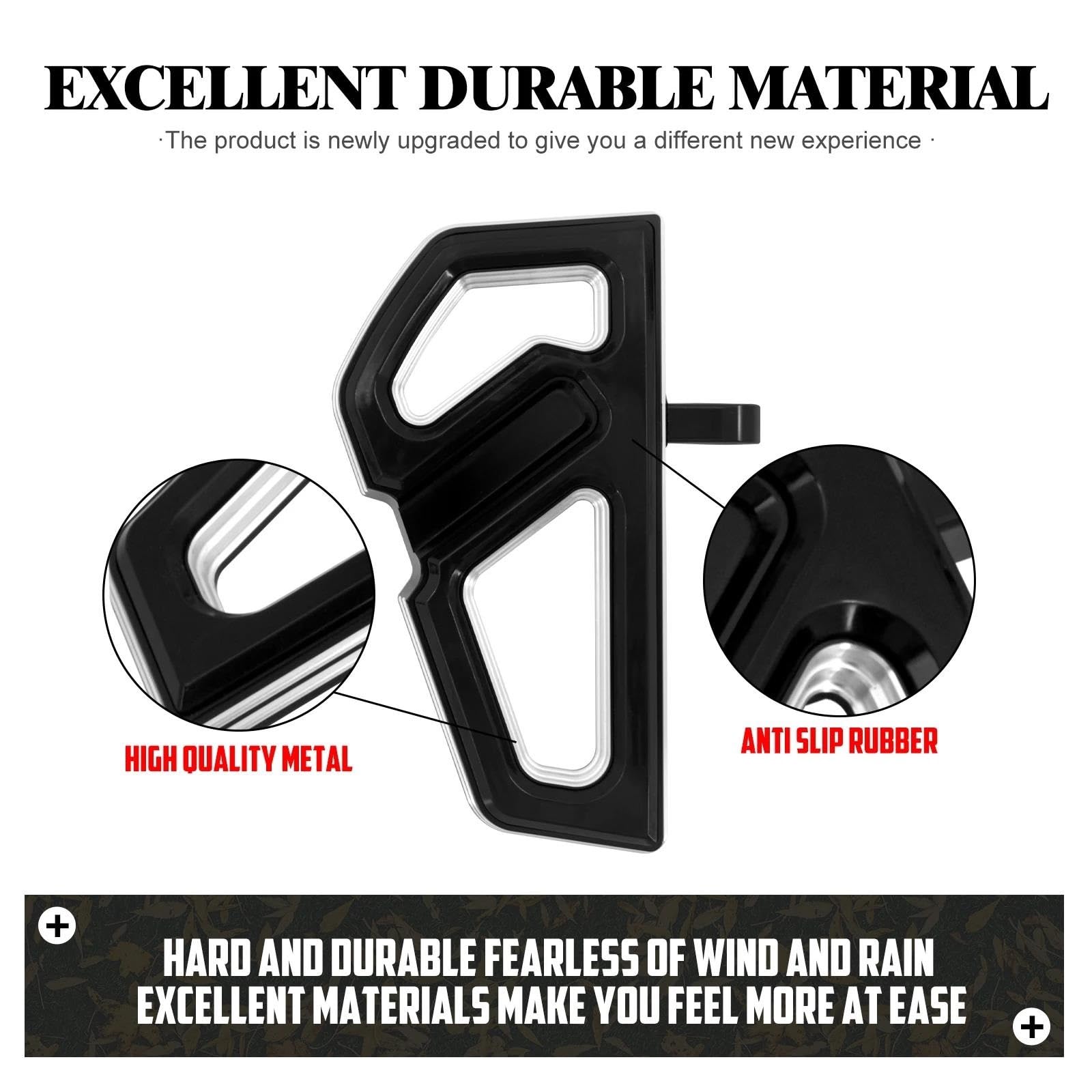Estriberas Traseras Motocicleta Para HAR&LEY Touring Sportster Dyna Road Street Glide Fat Boy FL Kit Estribo Trasero Para Pasajero Motocicleta Estriberas Pedal Para Suelo Estriberas Motocicleta
