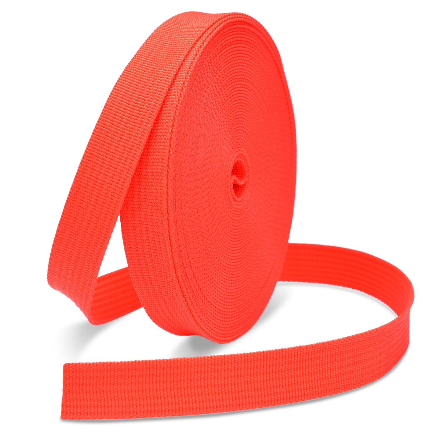 CooBigo 12 Yards Webbing 3/4" &amp; 1" &amp; 1.5" &amp; 2" Polypropylene Webbing Strap 3/4 Inch 1 Inch 1.5 Inch 2 Inch Wide Webbing Strapping for Bags/Lawn Chair/Pool Solar Cover DIY Crafting