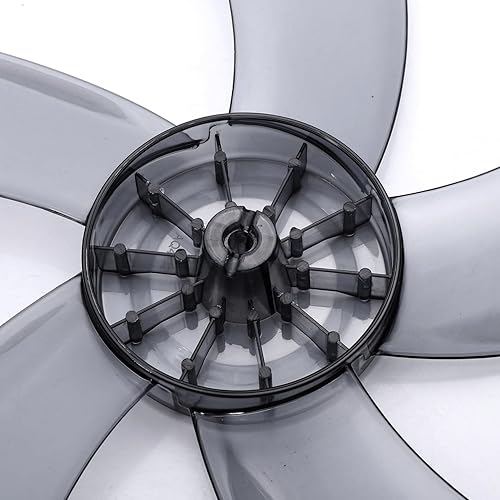 Miniatura 4 de TiaoBug Ventilador universal de plásticoaluminio de repuesto de 5 hojas con cubierta de tuerca para ventiladores domésticos de 16 o 18 pulgadas,