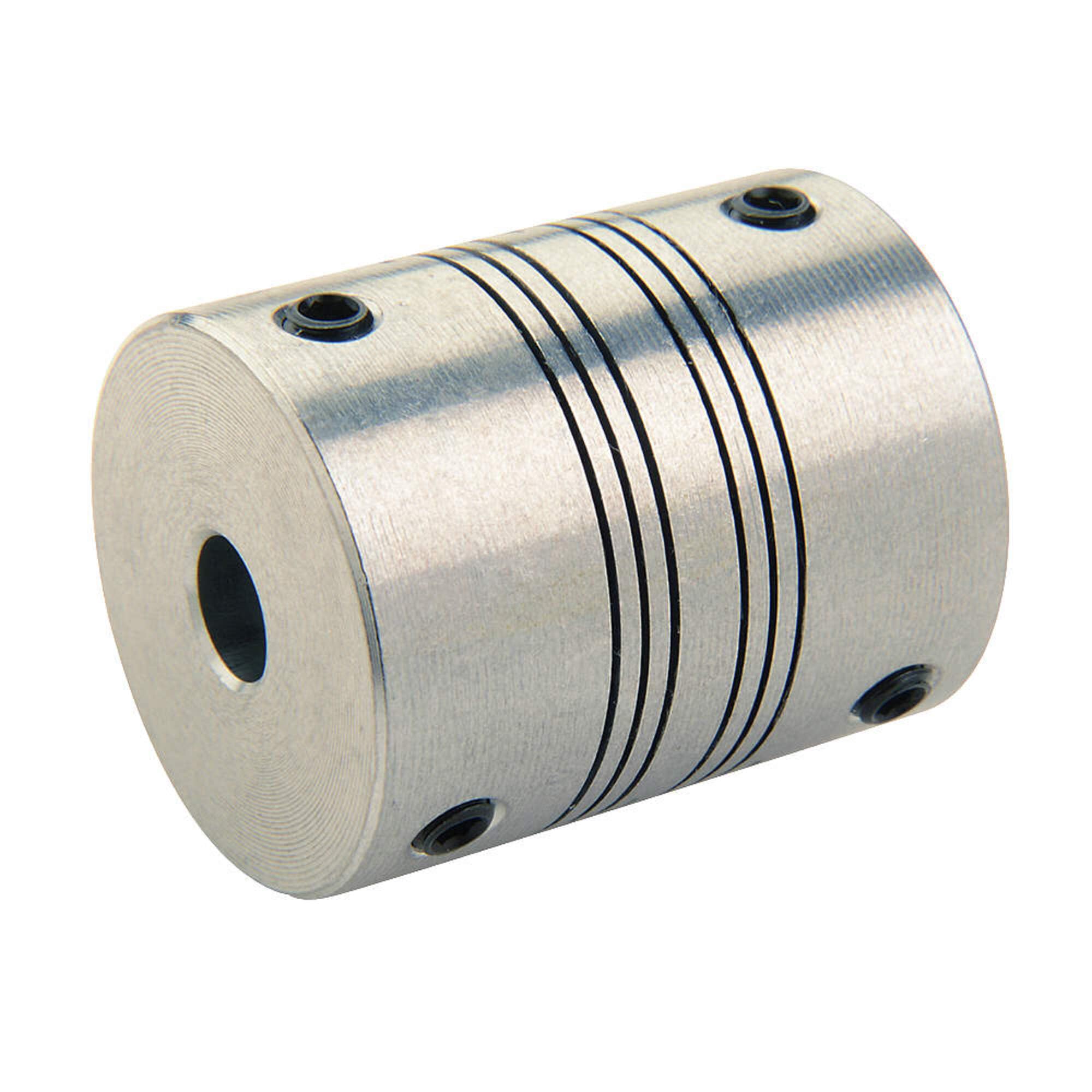 Ruland MWC30-11-8-A 7075 Aluminum Beam Coupling, 4-Beam Clamp Style, 11 mm x 8 mm Bores, 30.0 mm OD, 38.0 mm Length
