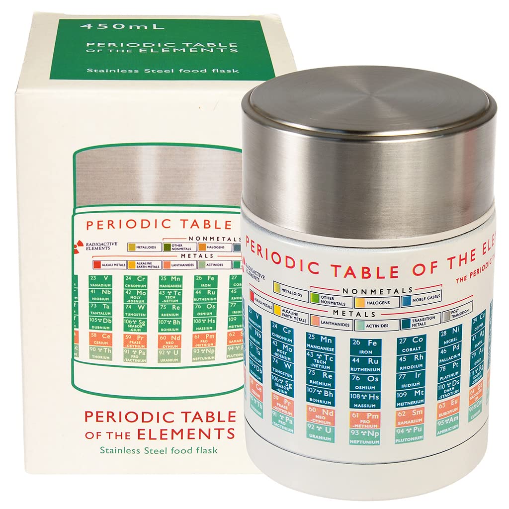 Rex London Periodic Table Stainless Steel Food Flask