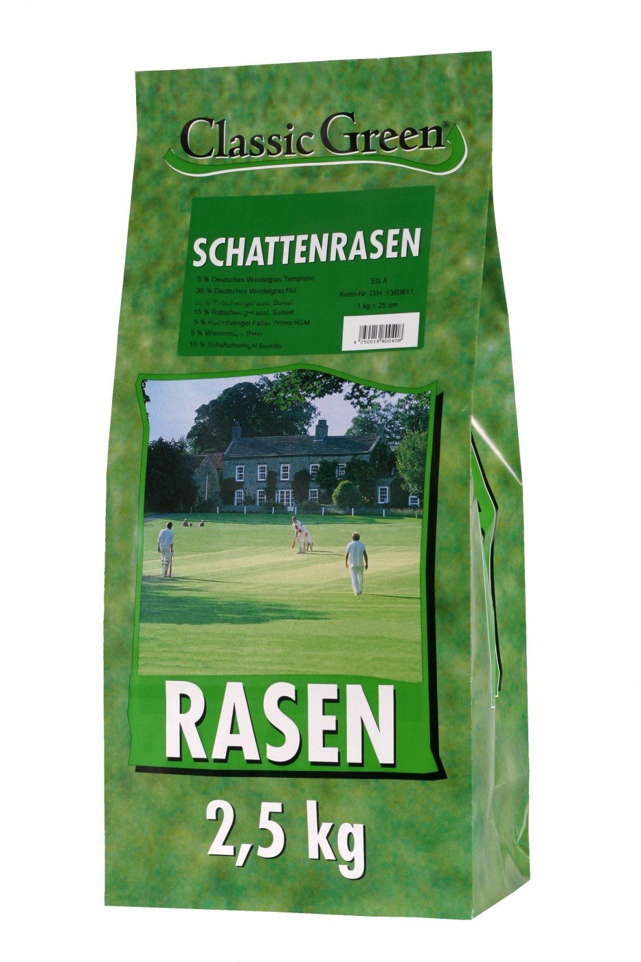 Schattenrasen | 4X 2,5kg Rasensaat