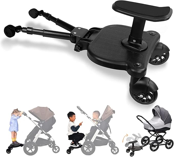 Universal Stroller Board 2in1 Stroller Ride Board with Detachable
