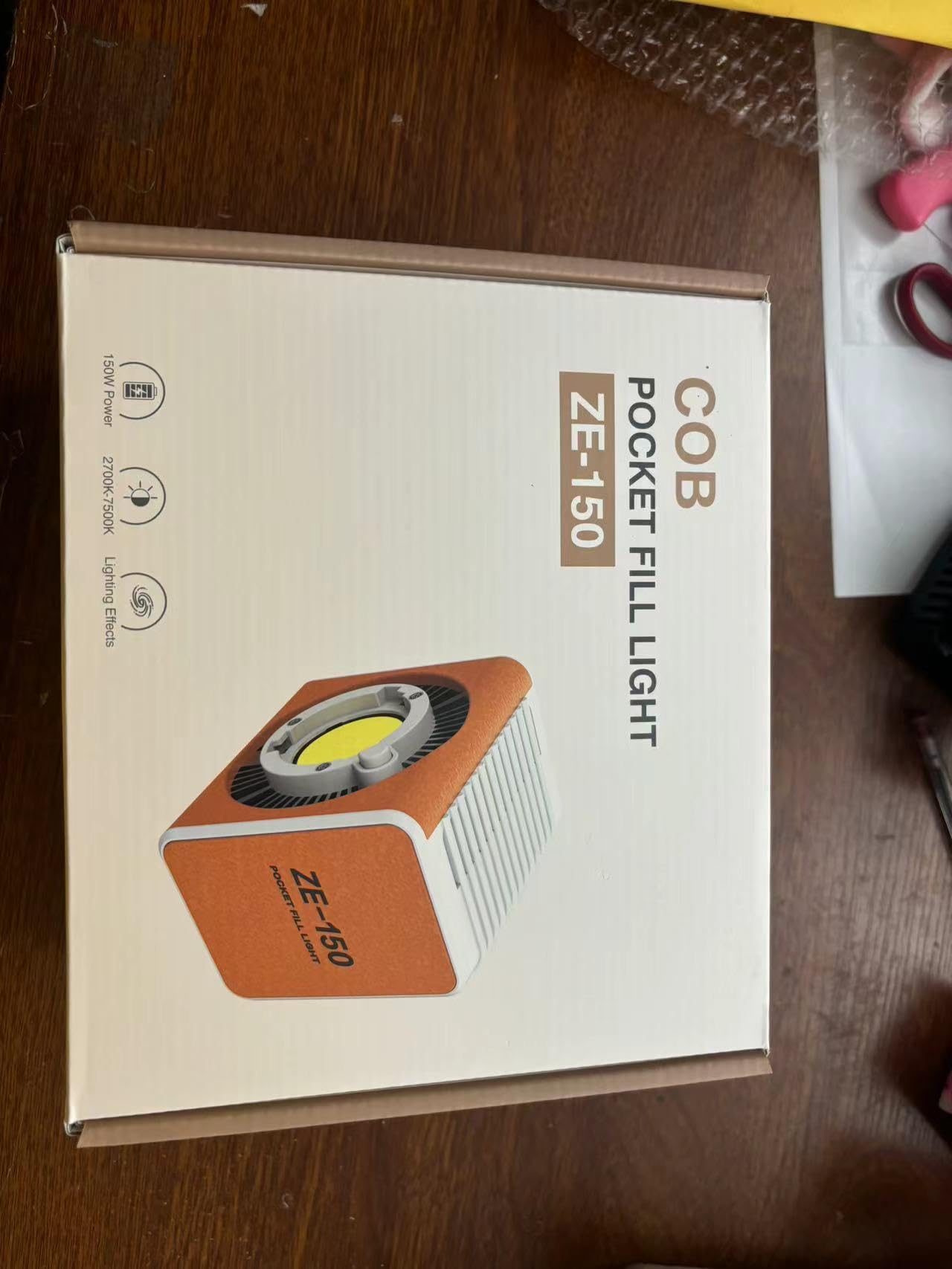 Yidoblo ZC-100BI 100W COB Video Light With Bowens Mount, 10000Lux/m 2700K-7500K Bi-Color Camera Light With 10 Scenario Simulations Control Continuous Lighting For Photography (ZC-60C Kit