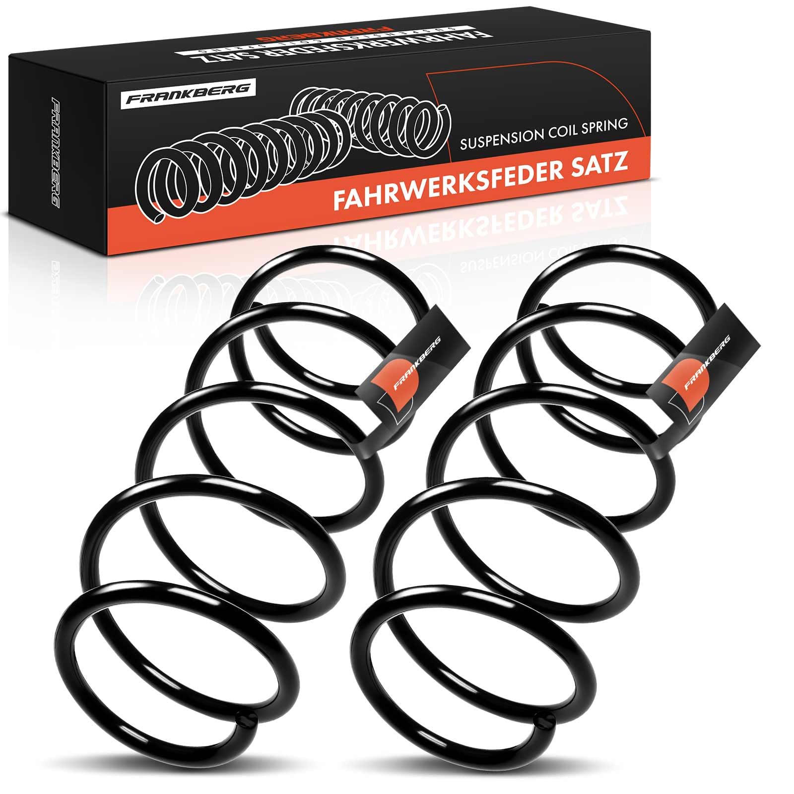 Frankberg 2 ressorts de suspension pour essieu avant gauche droit | Compatible avec: