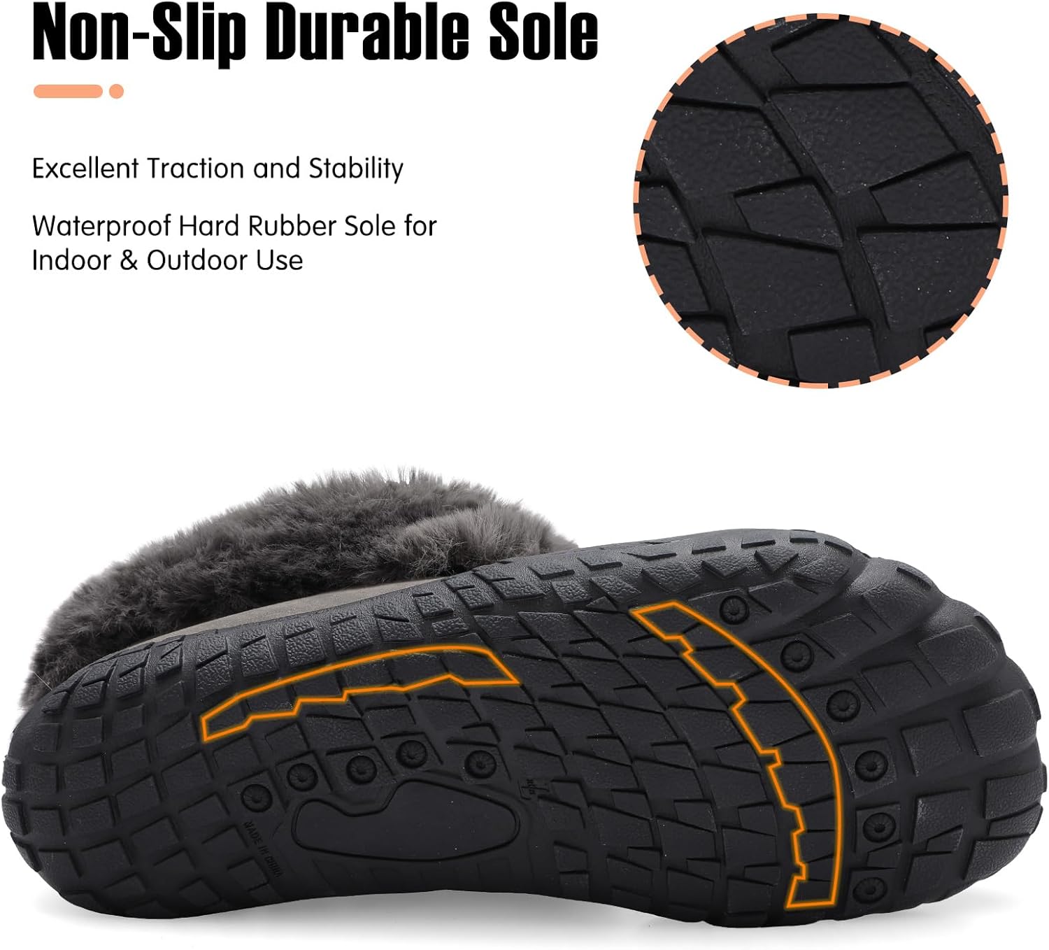 BARERUN Womens Moccasin Snow Boots Warm Winter Boots Ankle Boots for Women Outdoor Fur Lined Womens Shoes Slippers - Image 5