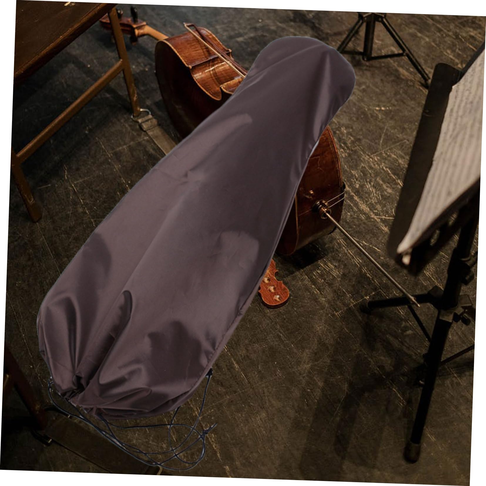 ULDIGI 1Pc Delicate Cello Cover Luxurious Silk Protector for Cello Elegant Decorative Cover to and Pollution Durable and Workmanship for