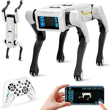 Smart Robot Dog - Interactive STEM Pet with Voice Control, 30+ Actions & APP Programming, Durable Design for Kids Age 6+ (Compatible with iOS/Android)