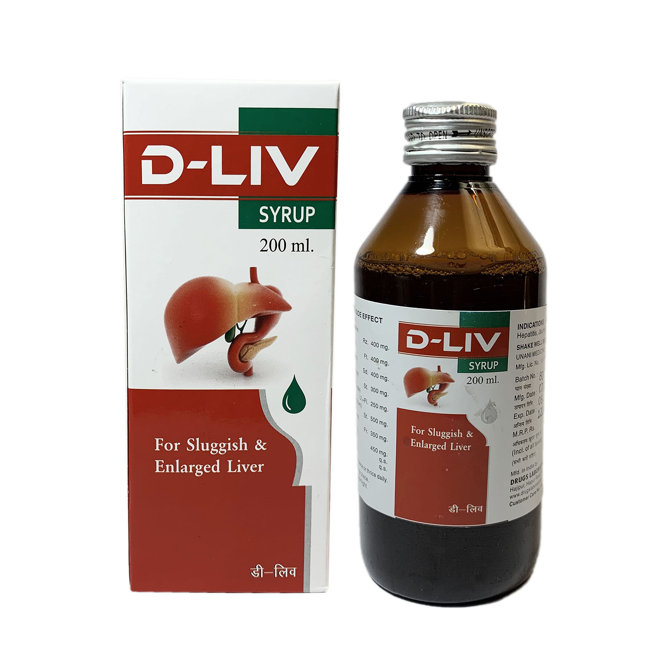 Drugs Lab D-Liv Syrup For Liver 200 ML (B09CD7HLMC) Amazon Price History, Amazon Price Tracker
