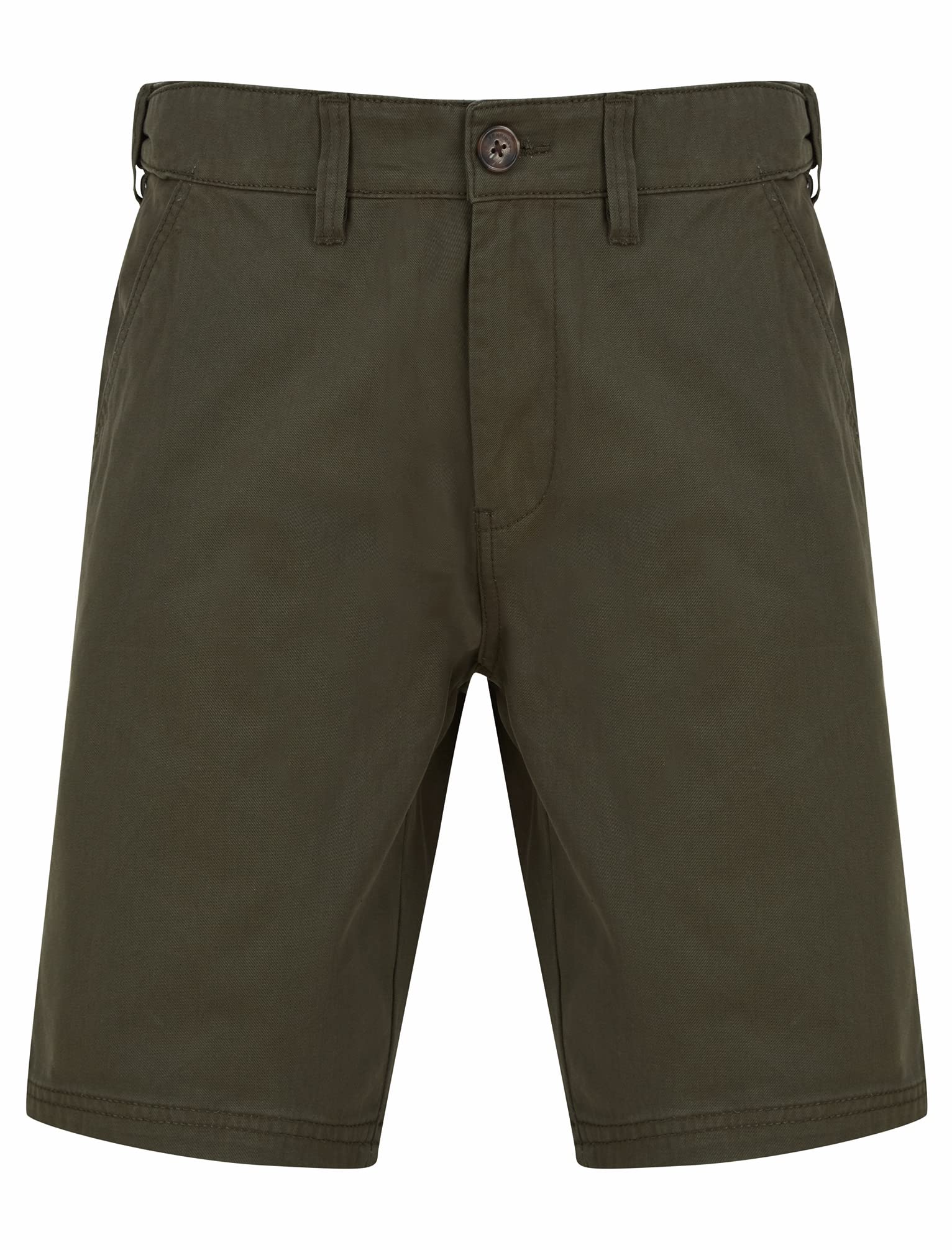 Kensington Eastside Men's Kynance Cotton Twill Chino Shorts Khaki