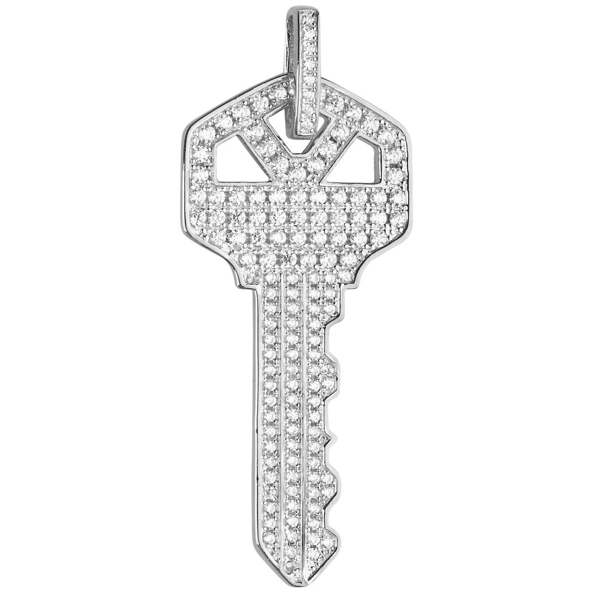 Premium Bling - Llavero de plata de ley 925.