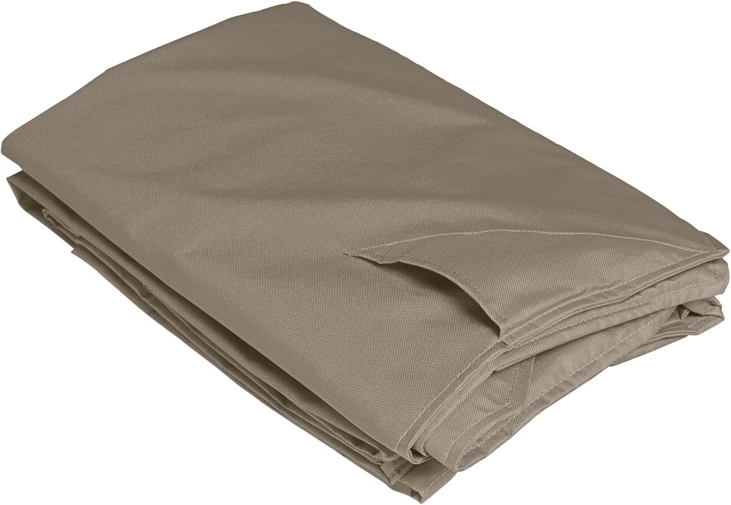 Classic Accessories Storigami Water-Resistant 104 Inch Easy Fold Patio Left-Facing Sectional Lounge Set Cover, Goat Tan, Patio Furniture Covers