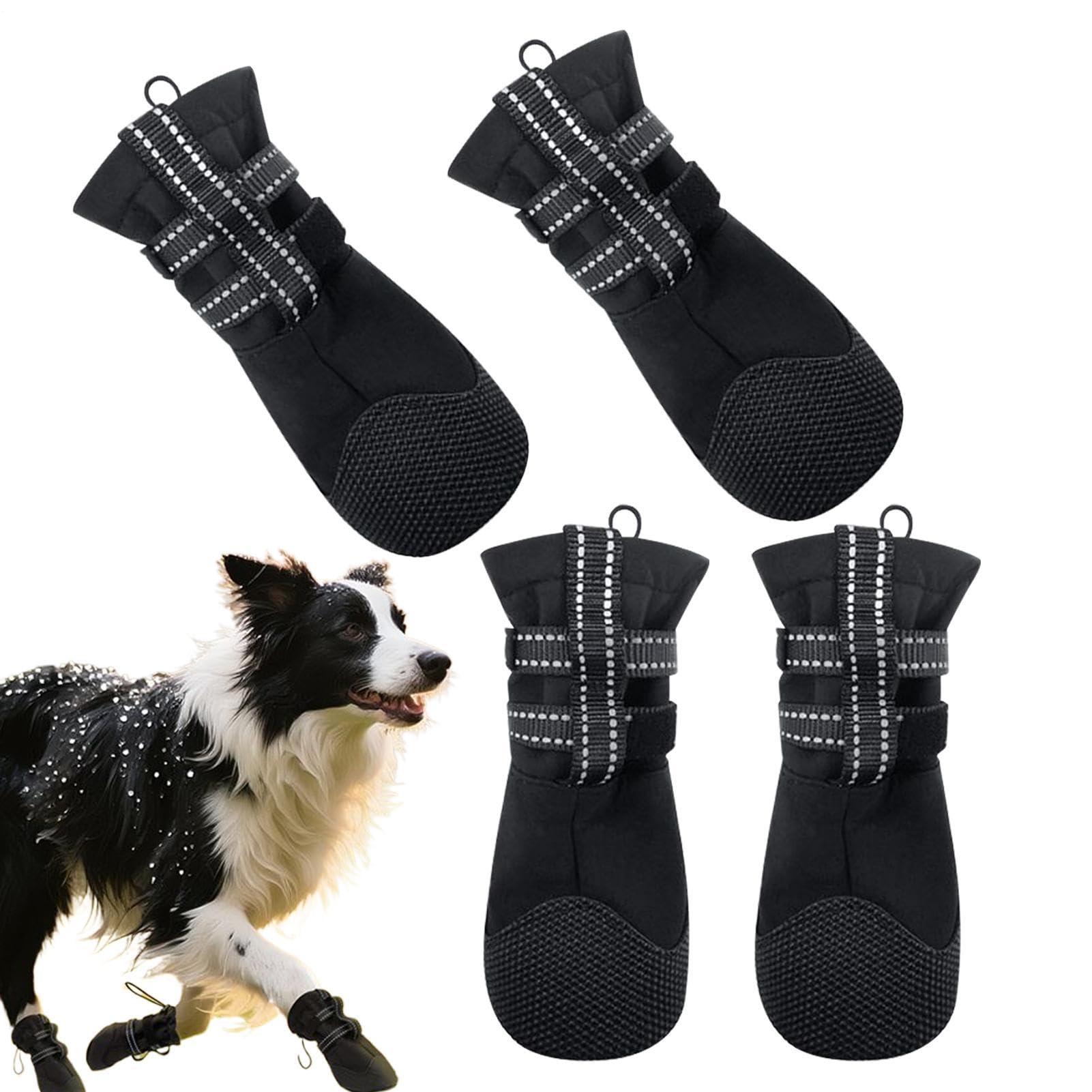 Chaussures pour chiens contre le glissement et le froid - Protection grands chiens