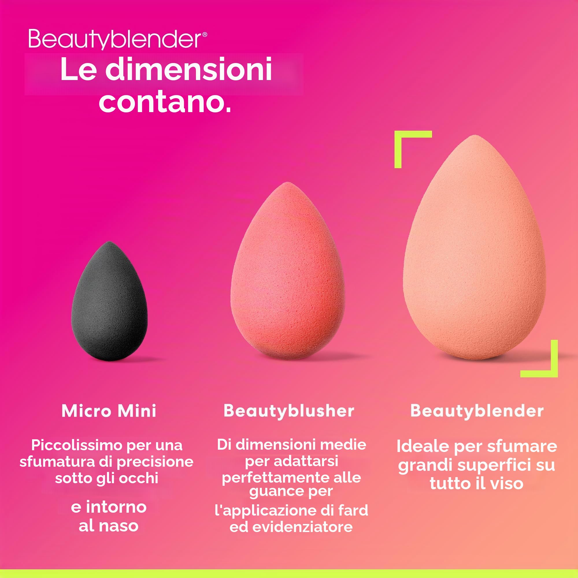 BEAUTYBLENDER Spugna per trucco PAPAYA