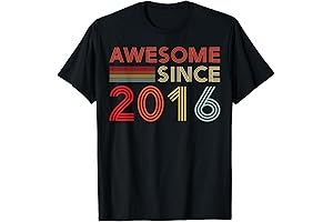 Eight 8yr BDay Son Boy Funny 2016 8th 8 Year Old Birthday T-Shirt