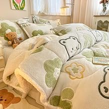 Comforters Queen Size Fluffy - Thickening Queen Fluffy Comforter Set - Jacquard Comforter Set Big Cozy Blanket Delicate Fleece Rapid WarmingJ,200 * 230cm/4.0kg