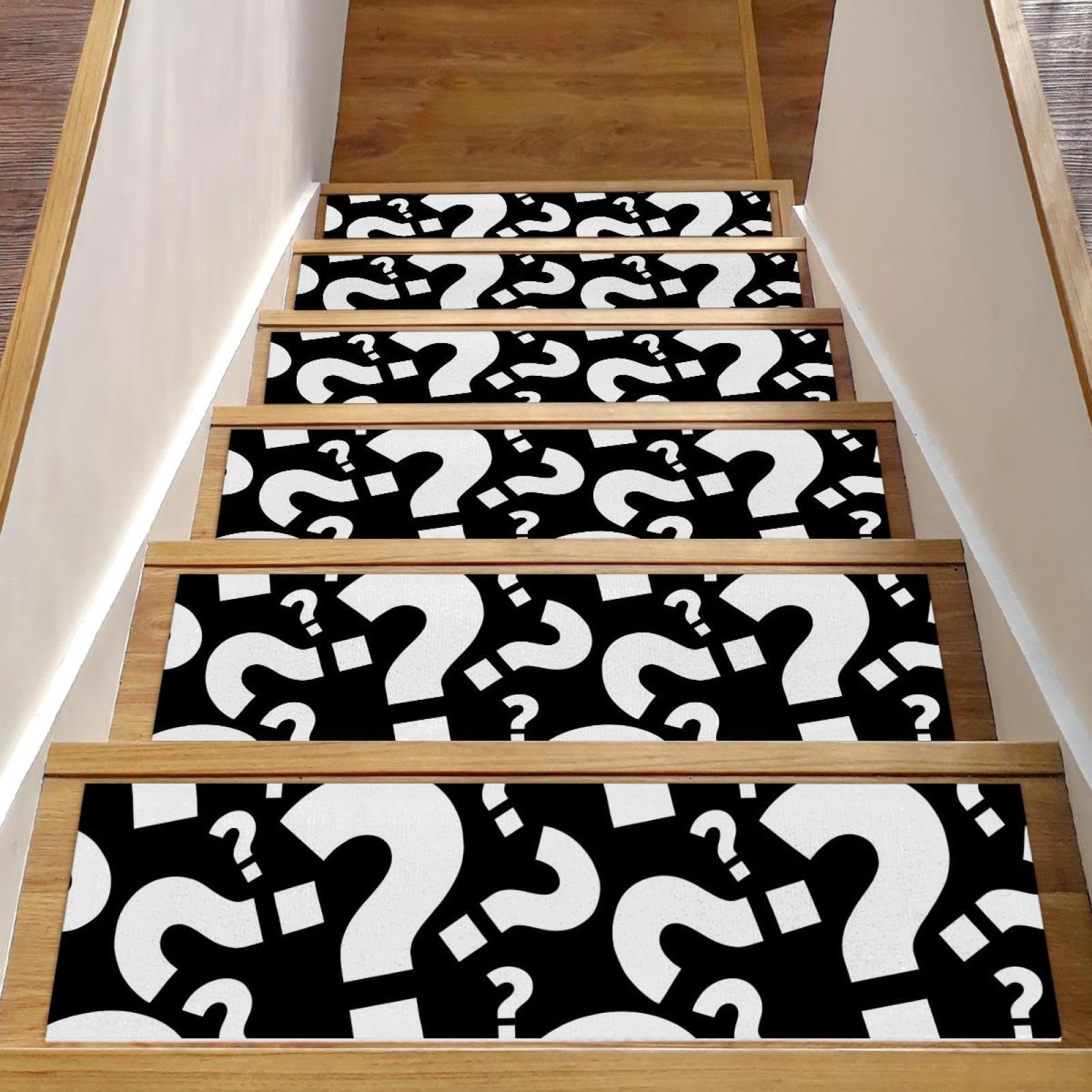 Peldaños de escalera para interiores de madera protege niños y mascotas