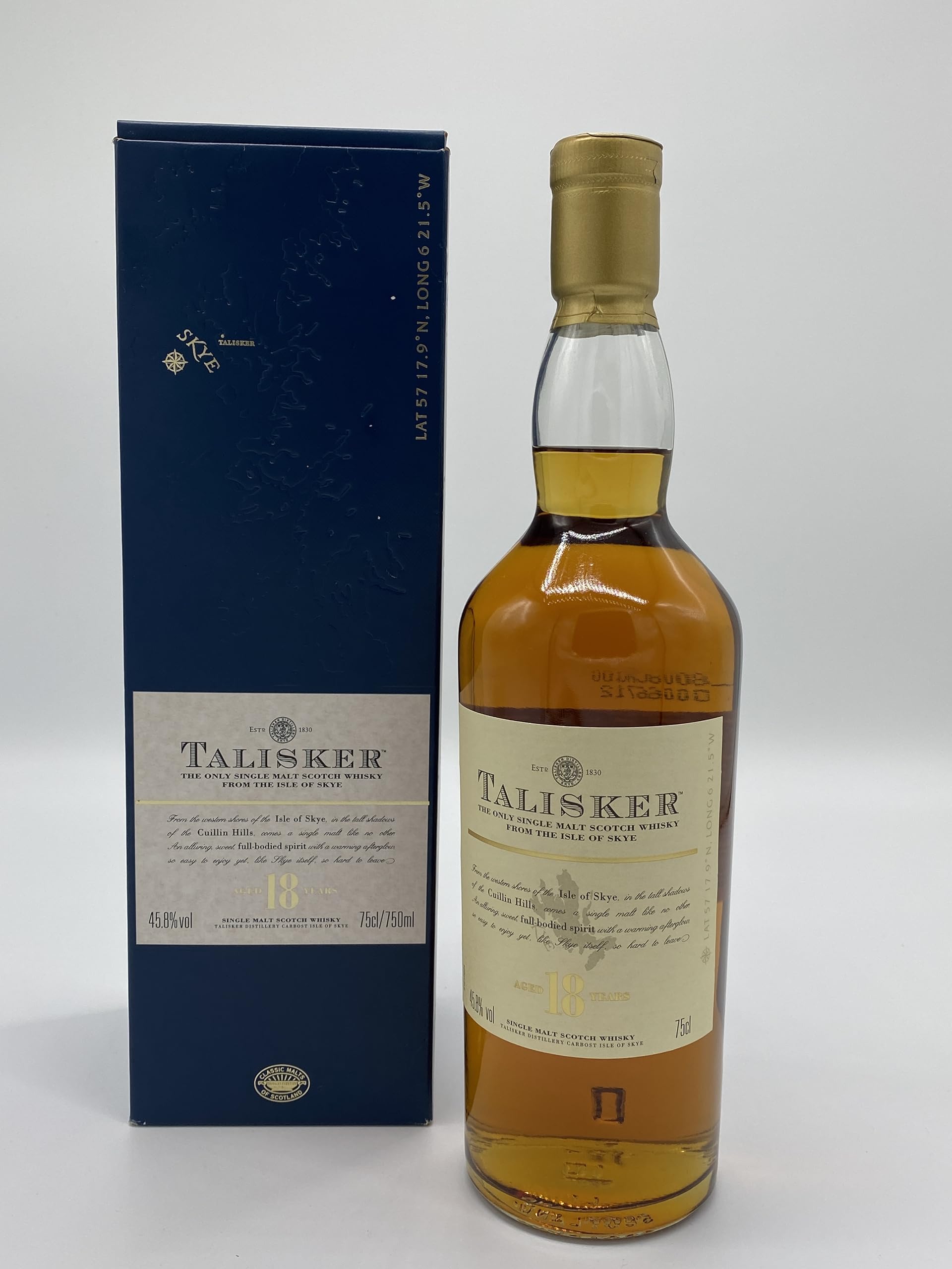 Amazon.co.jp: TALISKER タリスカー 18年 旧ボトル シングルモルト 