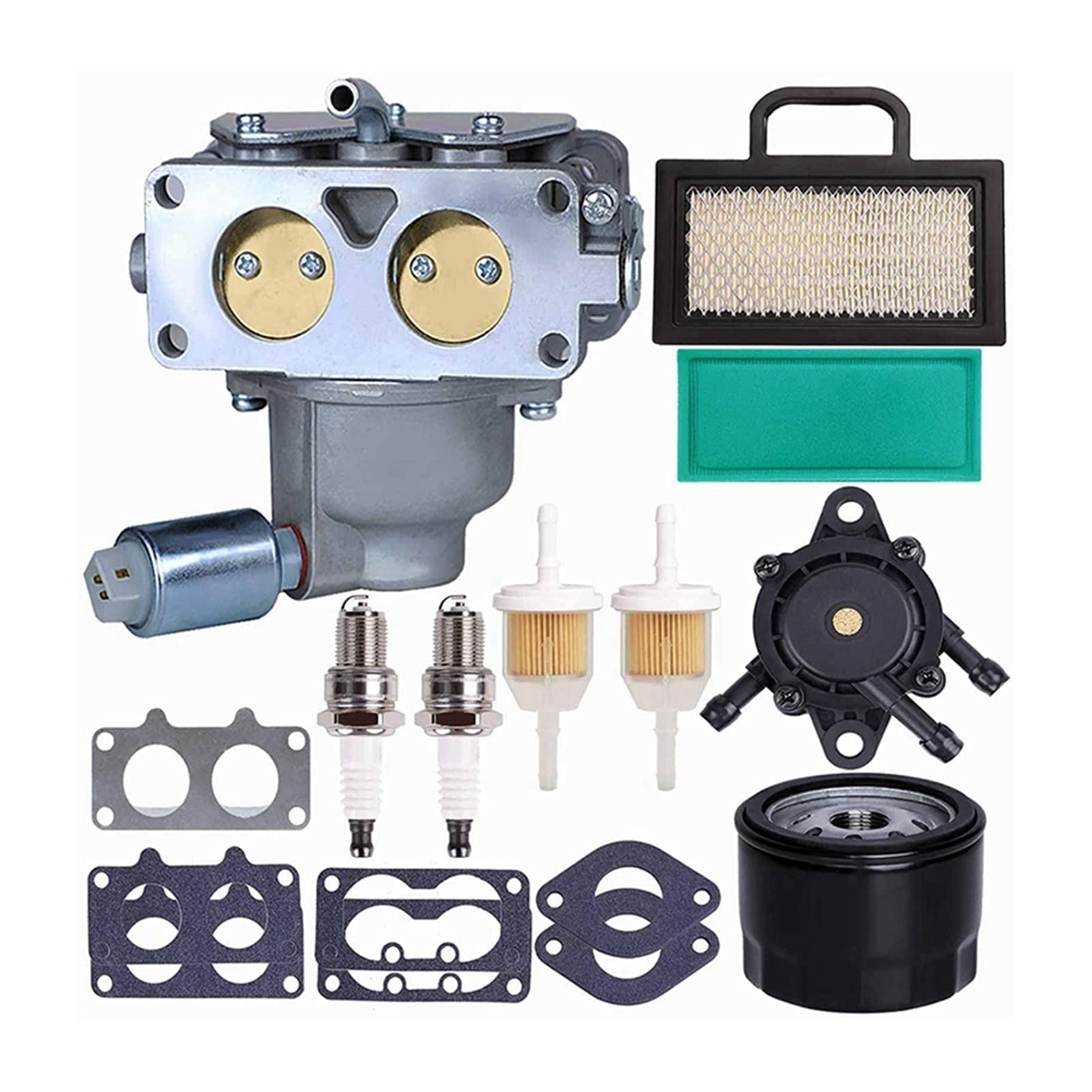 Kit De Carburador para Motor Briggs & Stratton 791230 407777 20-25 HP 699709 499804 para John Deere LA150 LA145 LA130 L120 Carburador para desbrozadora
