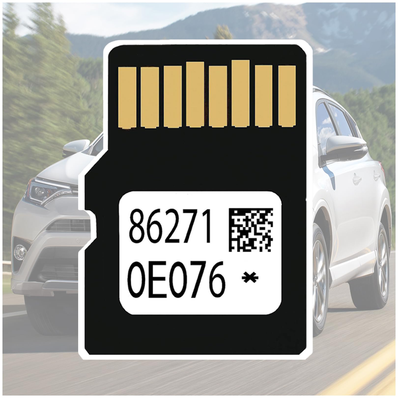 2024 Latest Version 86271 0E076 Navigation SD Card, Toyota GPS Map Update, USA Canada Maps
