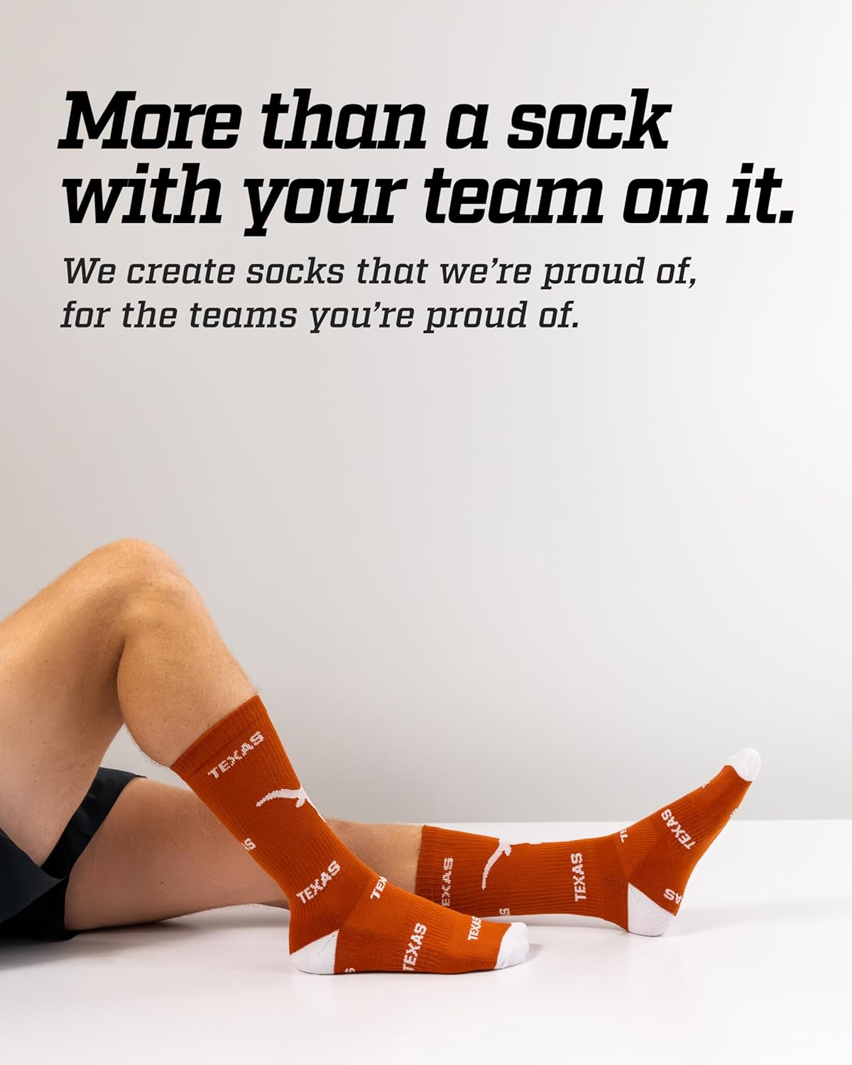 TCK Mayhem Crew Socks Calf Length Sock Mens Game Day Socks - Image 5