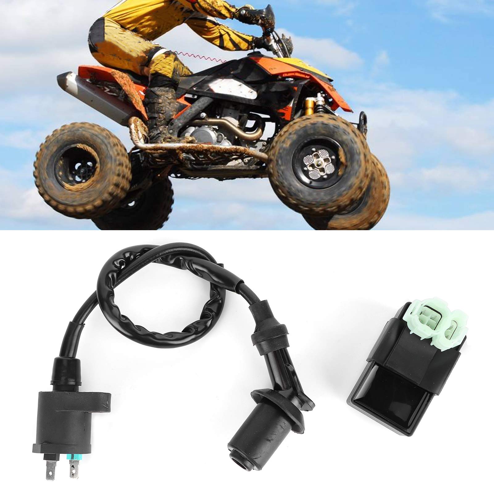 Aramox Cewka Zapłonowa CDI, Gumowa, Zamiennik do PIT PRO Quad Dirt Bike ATV, Silnik GY6