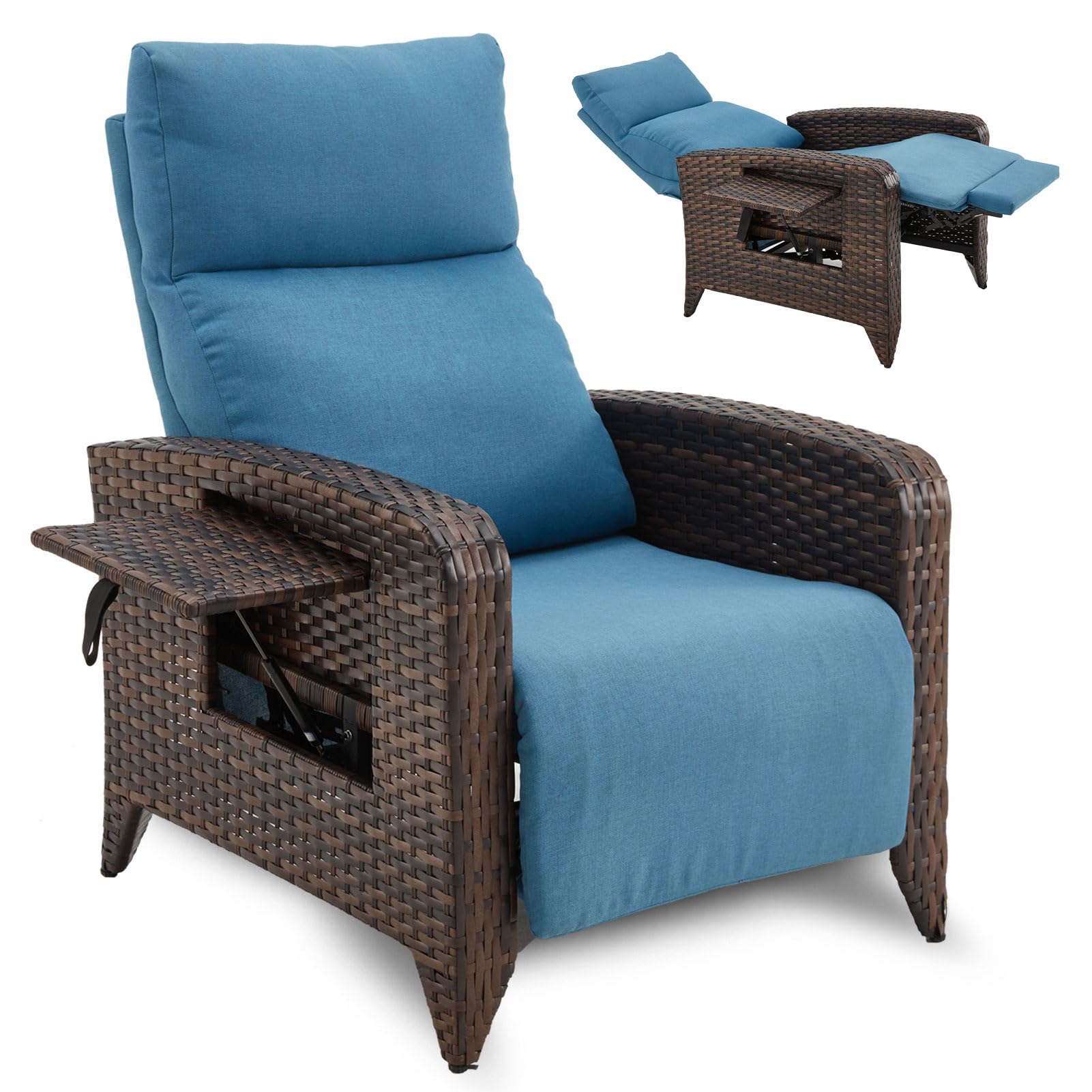 ZZW Wicker Recliner