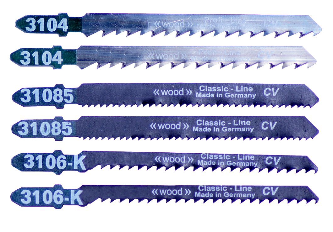 Connex COM300340 Jigsaw Blades Wood Basic Box (6 Pieces)