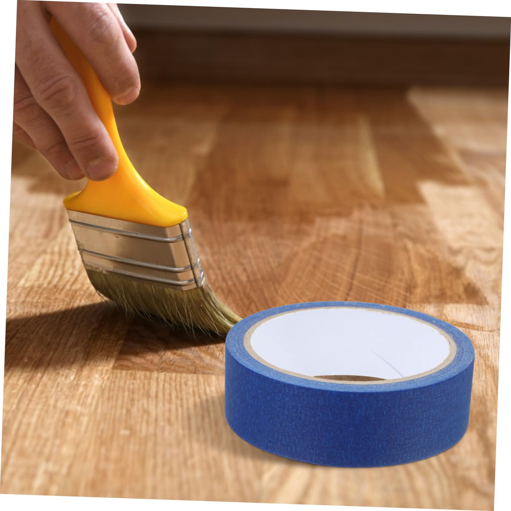 TEHAUX 4rouleaux Ruban De Masquage Pour Peintre Et Loisirs Créatifs Avec Adhésif Pour Peinture Et Bricolage