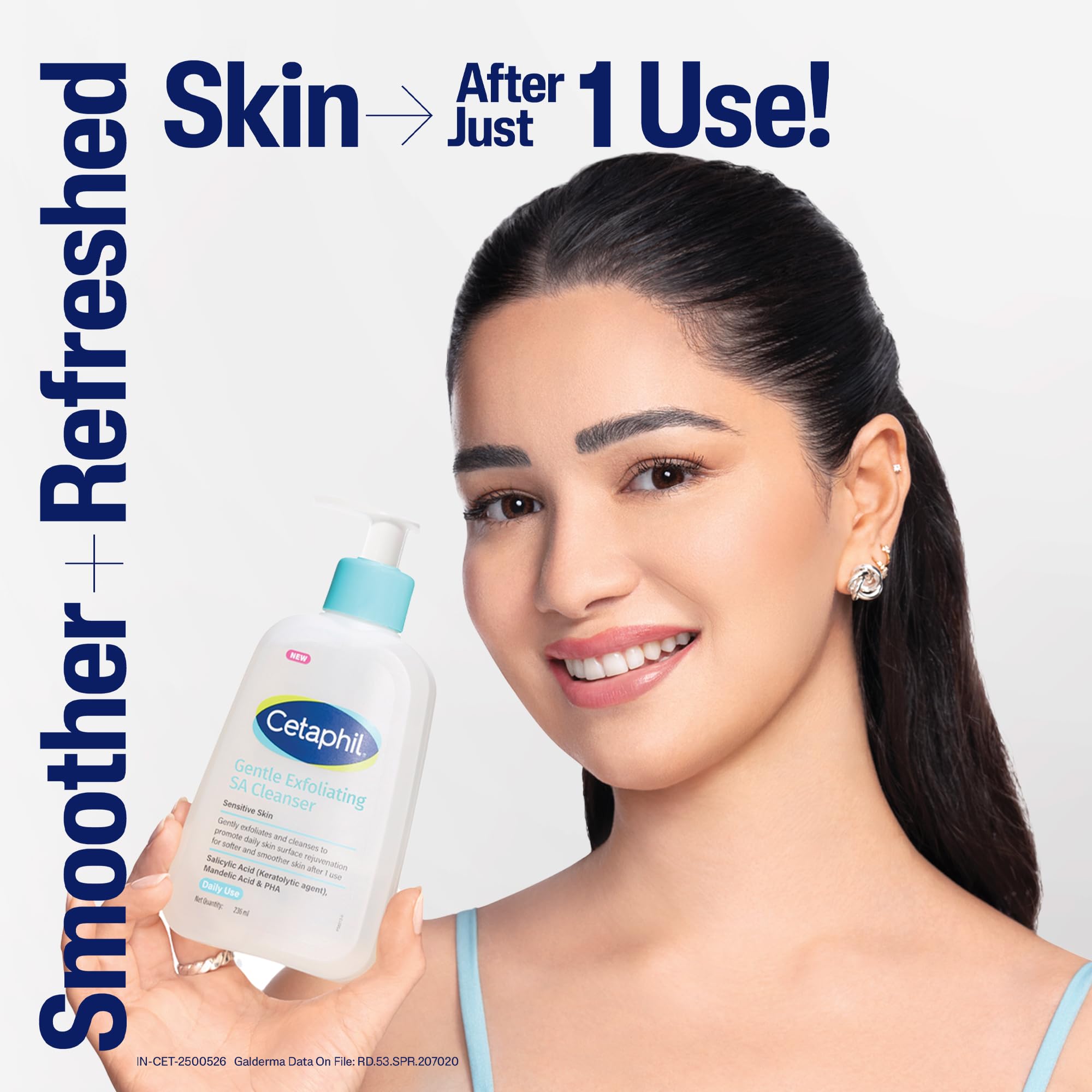 Cetaphil Gentle Exfoliating SA Cleanser 29ml | Daily Foaming Face Wash with Salicylic Acid, Mandelic Acid & Gluconolactone | Smooth, Even Skin | For Sensitive & Acne-Prone Skin 2