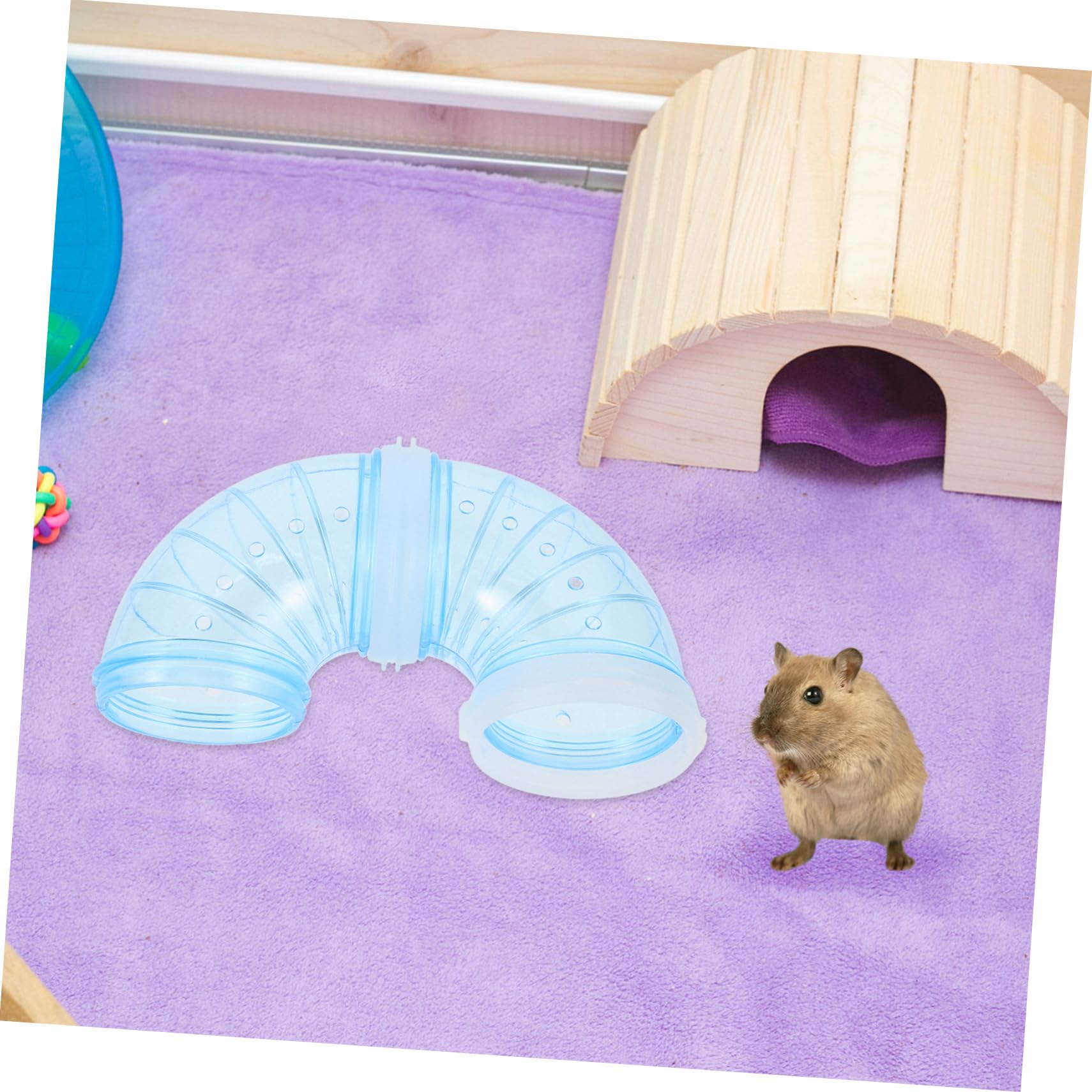 BESPORTBLE 5 Sätze Hamster Tunnel Set Teilig Langlebige Rohre DIY Labyrinthspielzeug Einfach zu Montieren Erweiterung für Hamsterkäfig Außentunnel für Ratten und Kleintiere