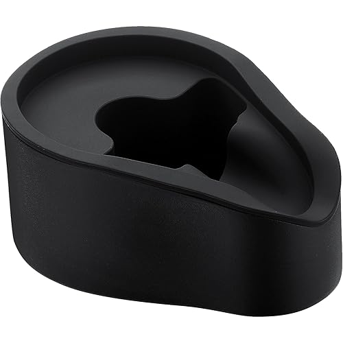 Normcore Portafilter Holder - Bottomless Portafilter Tamping Station - 304 Stainless Steel With Silicon Espresso Holder Tamper Stand Fits 54mm 58mm Espresso Machines Portafilter