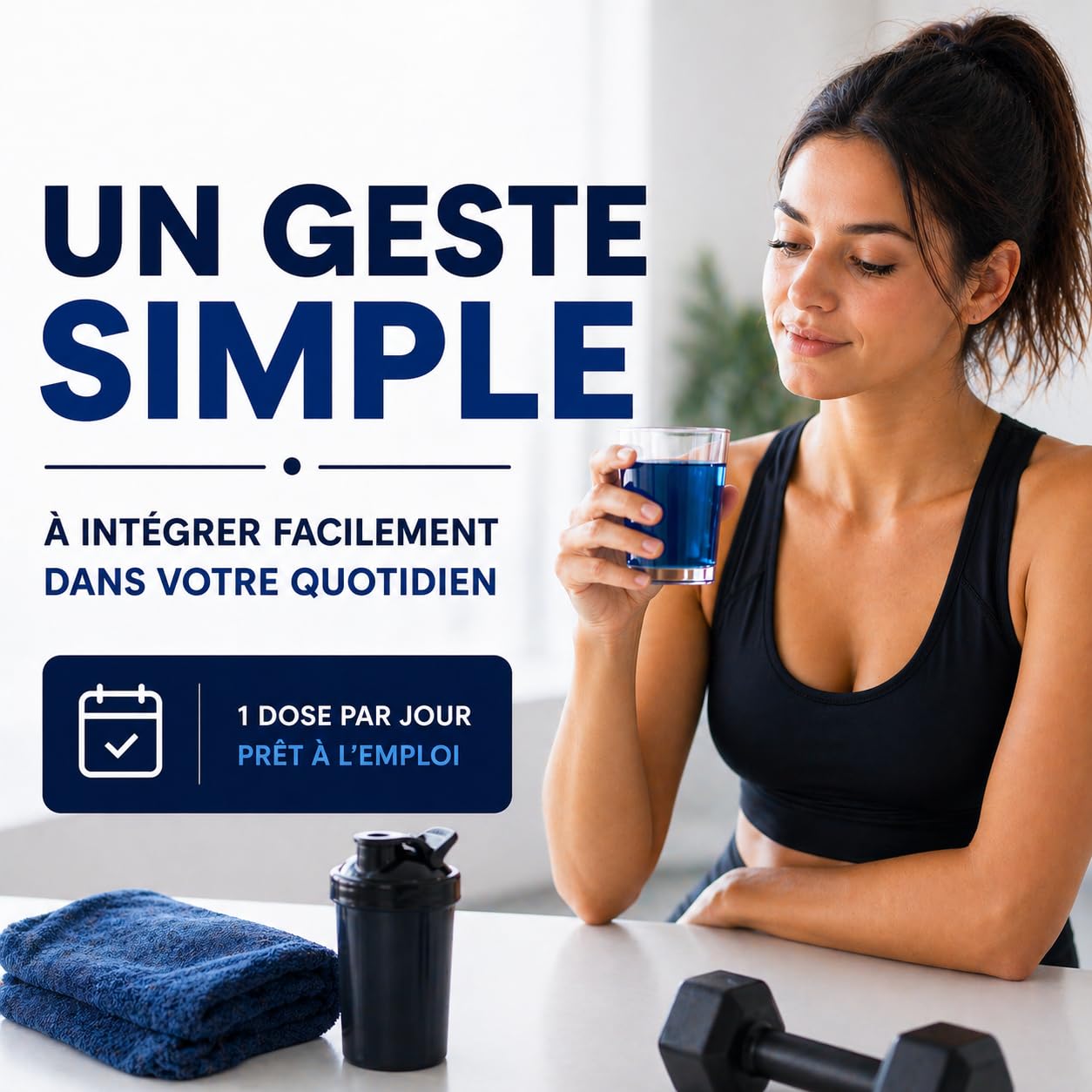 Ficocianina francesa Premium 12000 mg/L – Deporte y rendimiento – Alta concentración – Dosis optimizada – Espirulina azul – 100% natural – Phycéa 12 manzana (manzana)
