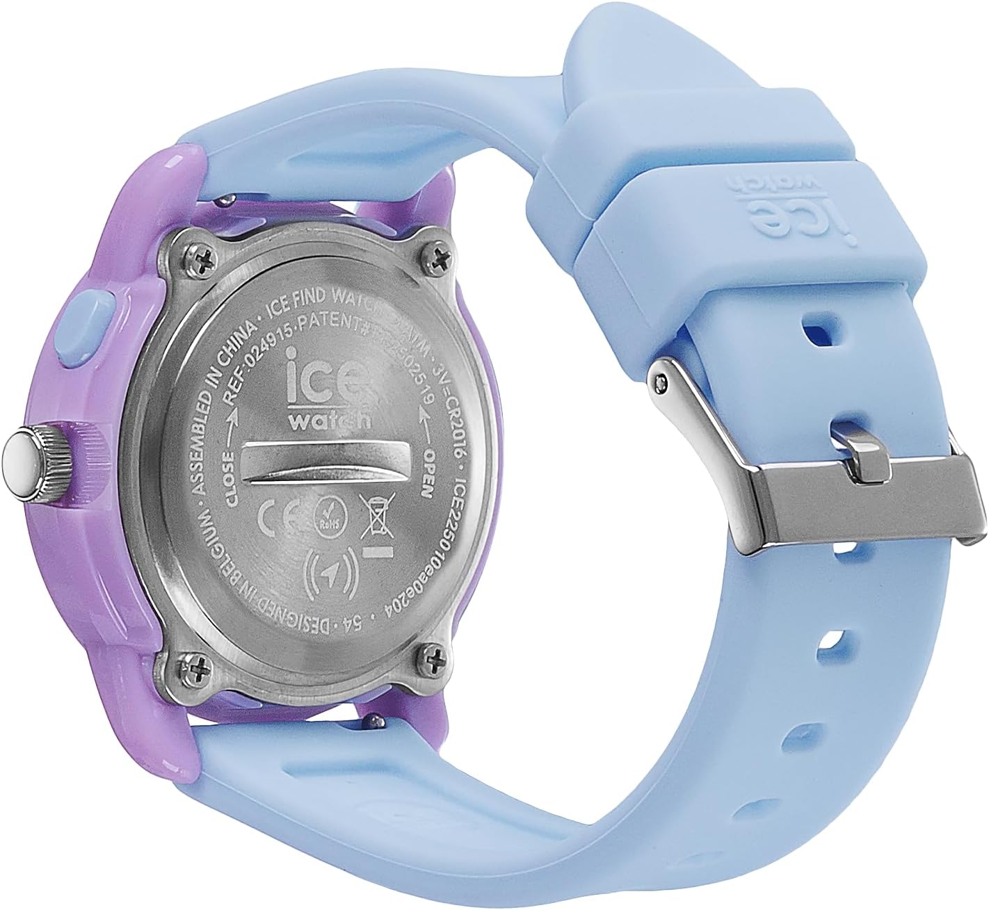 ICE-WATCH - Ice find - Geolokalisierbare Uhr mit Find My mit Silikonarmband (Small) - Find My kompatibel, ohne Abonnement und ohne SIM-Karte